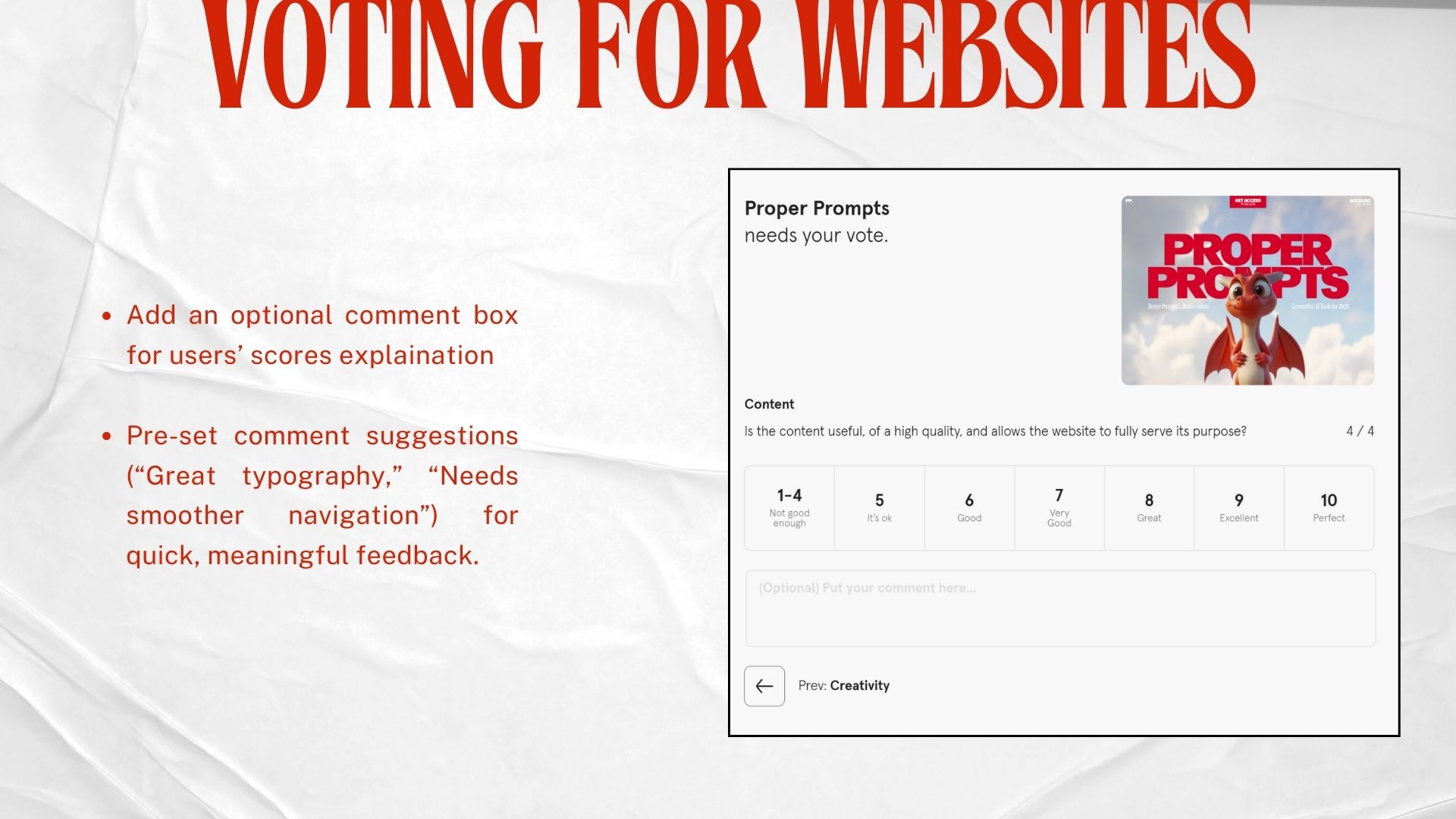 Voting system 2